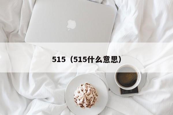 515（515什么意思）