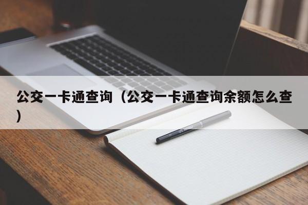 公交一卡通查询（公交一卡通查询余额怎么查）