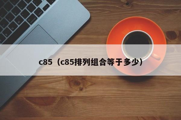 c85（c85排列组合等于多少）